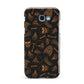Orange Skeleton Illustrations Samsung Galaxy A7 2017 Case