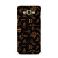Orange Skeleton Illustrations Samsung Galaxy A8 Case