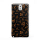 Orange Skeleton Illustrations Samsung Galaxy Note 3 Case