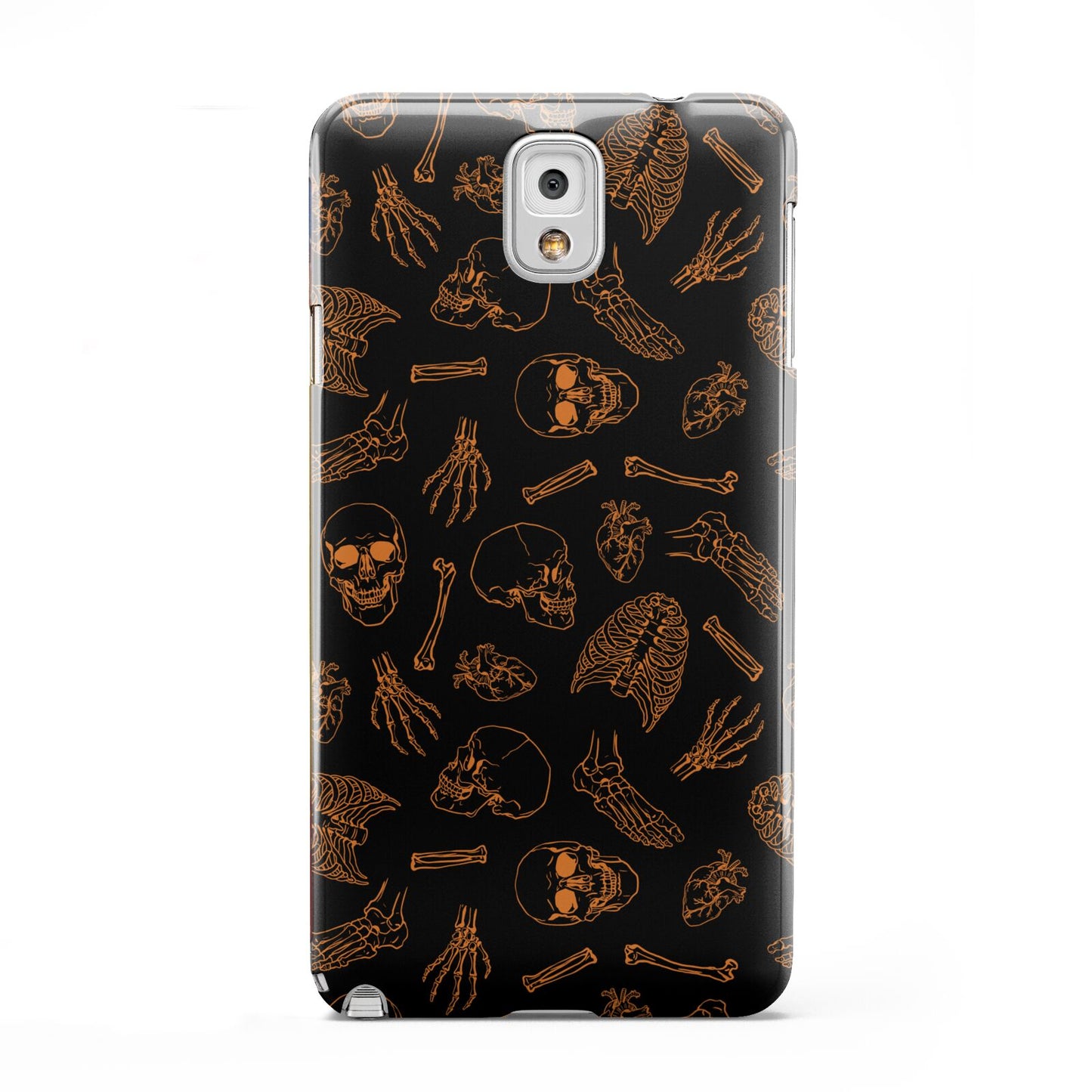 Orange Skeleton Illustrations Samsung Galaxy Note 3 Case