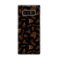 Orange Skeleton Illustrations Samsung Galaxy Note 8 Case