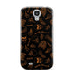 Orange Skeleton Illustrations Samsung Galaxy S4 Case