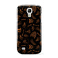 Orange Skeleton Illustrations Samsung Galaxy S4 Mini Case