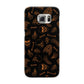 Orange Skeleton Illustrations Samsung Galaxy S6 Edge Case