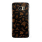 Orange Skeleton Illustrations Samsung Galaxy S7 Edge Case