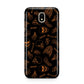 Orange Skeleton Illustrations Samsung J5 2017 Case