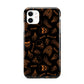 Orange Skeleton Illustrations iPhone 11 3D Tough Case