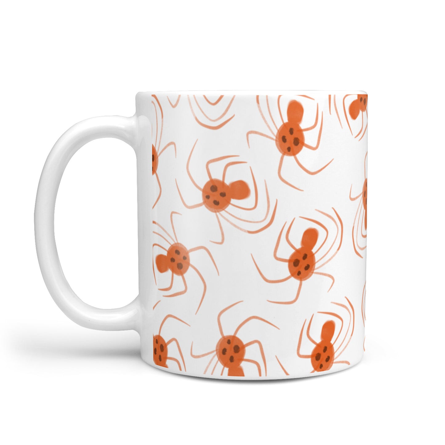 Orange Spiders Personalised 10oz Mug Alternative Image 1