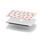 Orange Spiders Personalised Apple MacBook Case in Detail