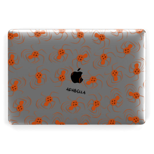 Orange Spiders Personalised Apple MacBook Case