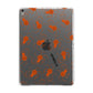 Orange Spiders Personalised Apple iPad Grey Case