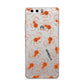 Orange Spiders Personalised Huawei P10 Phone Case
