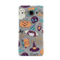 Orange and Blue Halloween Illustrations Samsung Galaxy A3 Case