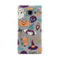 Orange and Blue Halloween Illustrations Samsung Galaxy A5 Case