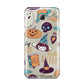 Orange and Blue Halloween Illustrations Samsung Galaxy A8 2016 Case