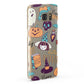 Orange and Blue Halloween Illustrations Samsung Galaxy Case Fourty Five Degrees