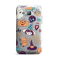 Orange and Blue Halloween Illustrations Samsung Galaxy J1 2015 Case