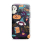 Orange and Blue Halloween Illustrations Samsung Galaxy J1 2016 Case