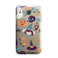 Orange and Blue Halloween Illustrations Samsung Galaxy J7 Case