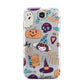 Orange and Blue Halloween Illustrations Samsung Galaxy S4 Case
