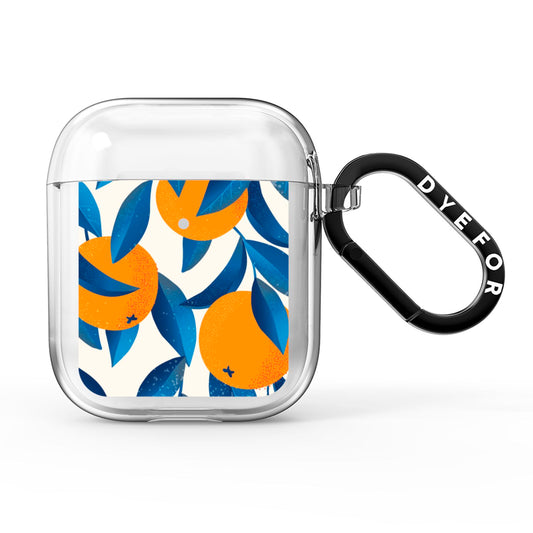 Oranges AirPods Clear Case