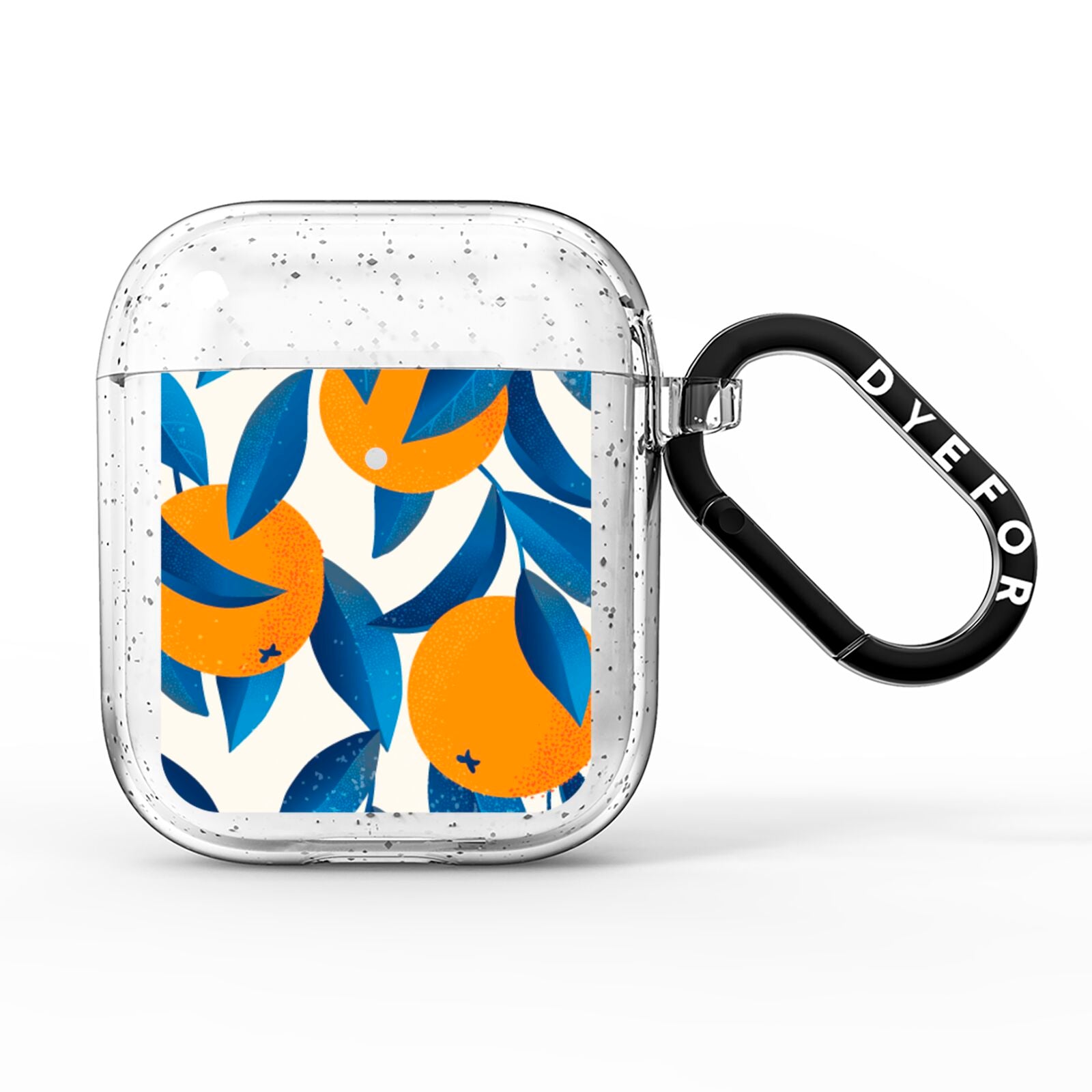 Oranges AirPods Glitter Case