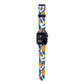 Oranges Apple Watch Strap Size 38mm with Blue Hardware