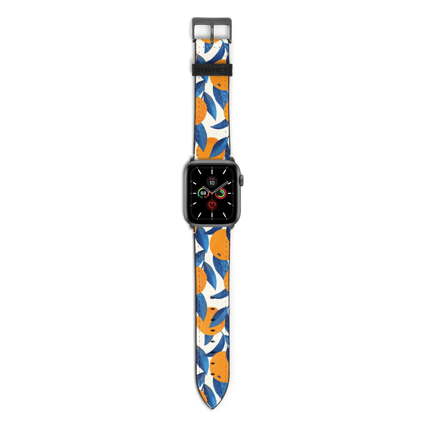Oranges Apple Watch Strap with Space Grey Hardware