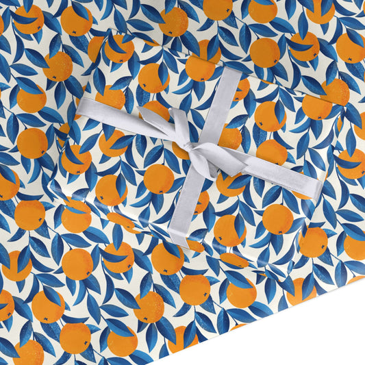 Oranges Custom Wrapping Paper