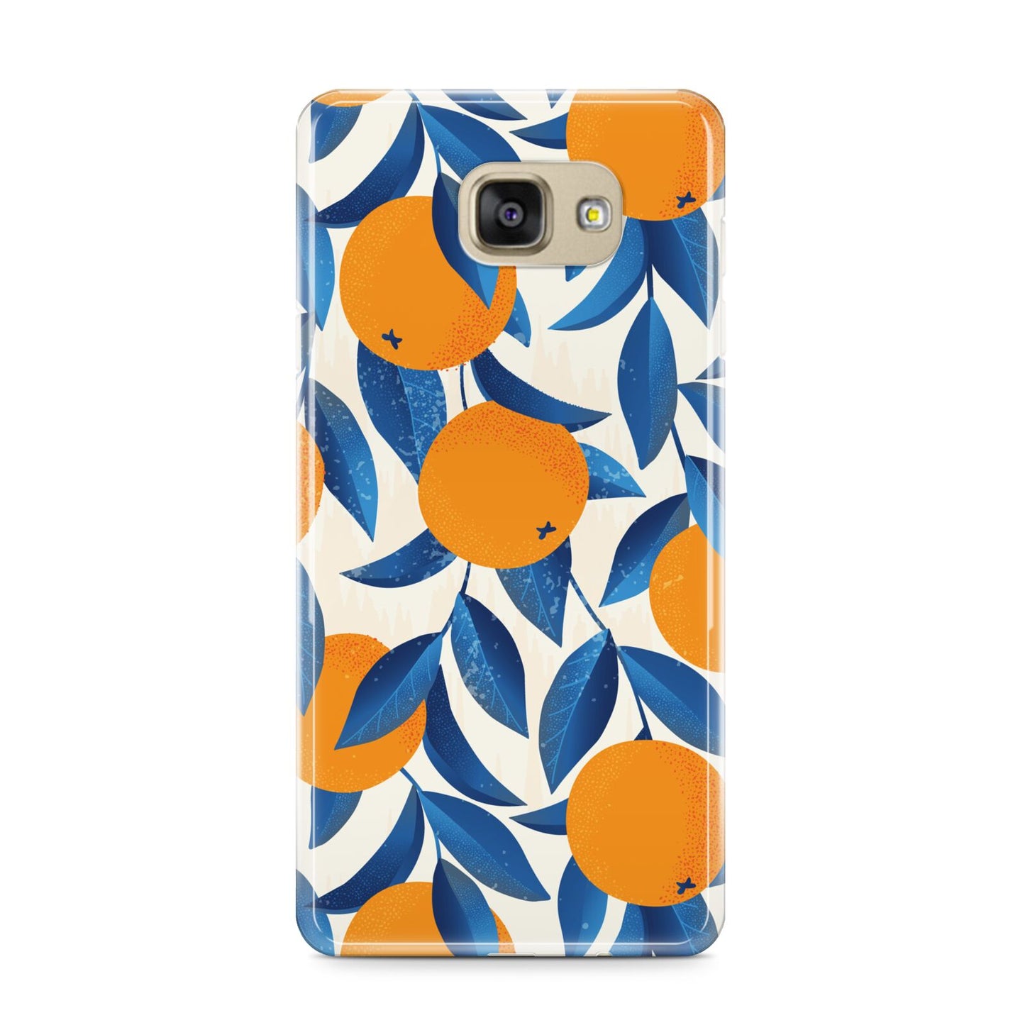 Oranges Samsung Galaxy A9 2016 Case on gold phone