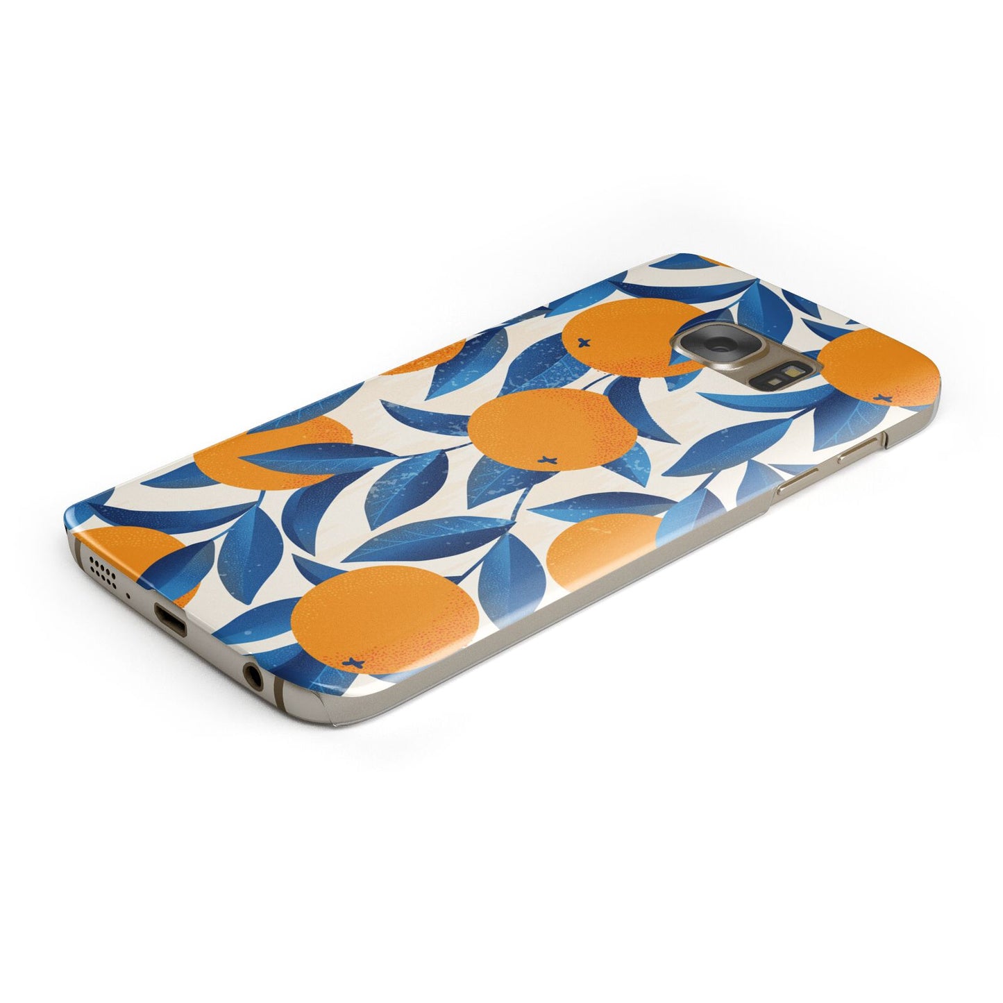 Oranges Samsung Galaxy Case Bottom Cutout