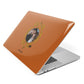 Ornate Halloween Custom Photo Apple MacBook Case Side View