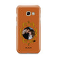 Ornate Halloween Custom Photo Samsung Galaxy A3 2017 Case on gold phone