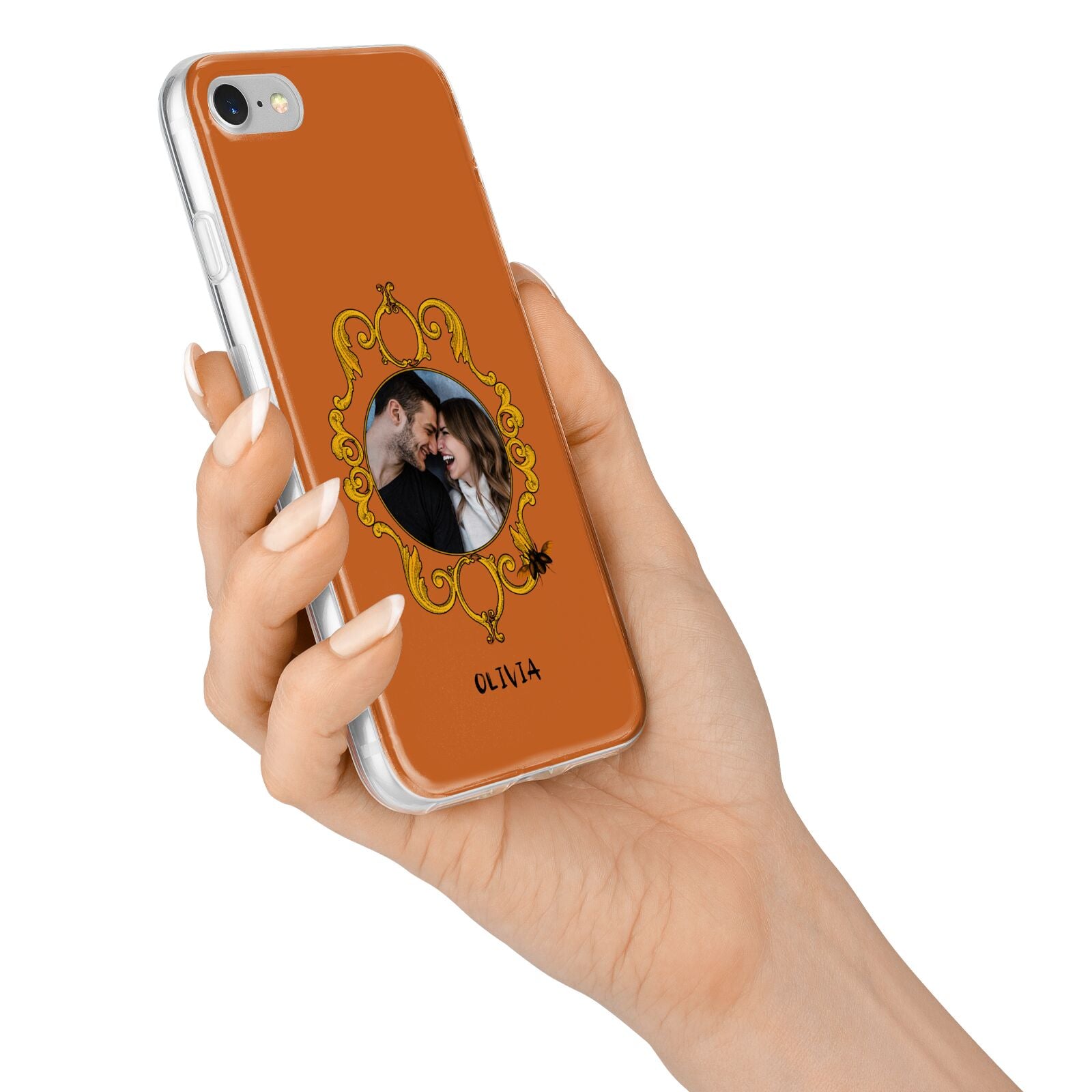 Ornate Halloween Custom Photo iPhone 7 Bumper Case on Silver iPhone Alternative Image