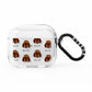Otterhound Icon with Name AirPods Clear Case 3rd Gen