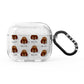 Otterhound Icon with Name AirPods Glitter Case 3rd Gen