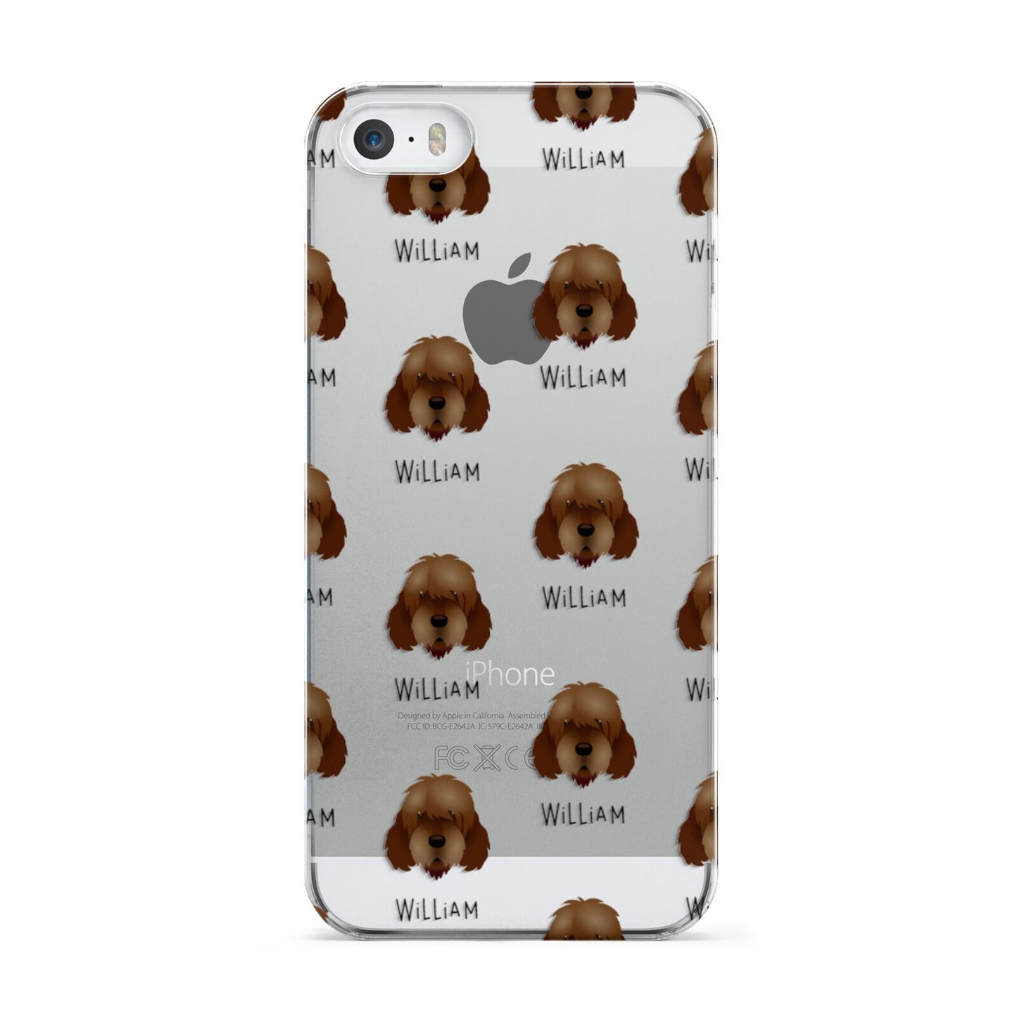 Otterhound Icon with Name Apple iPhone 5 Case