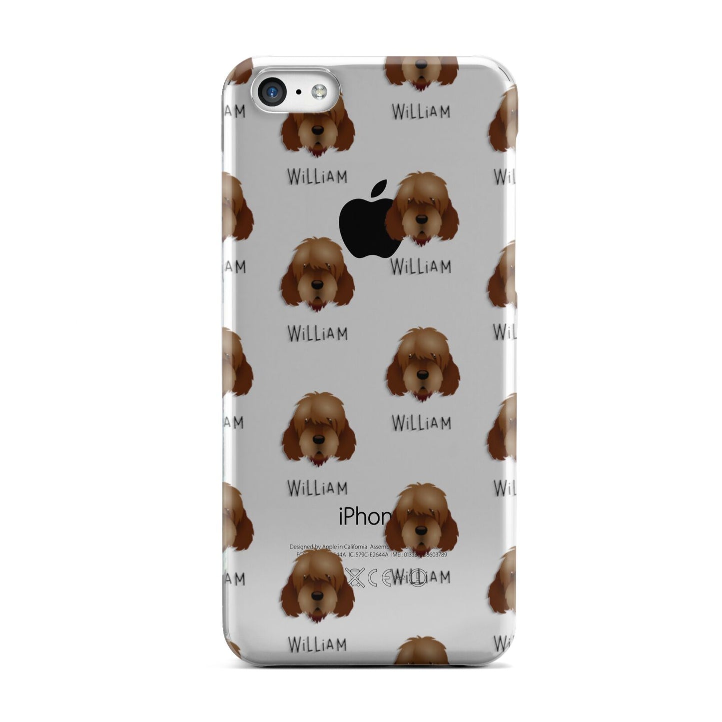 Otterhound Icon with Name Apple iPhone 5c Case