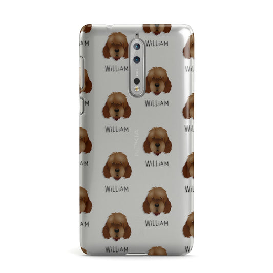 Otterhound Icon with Name Nokia Case