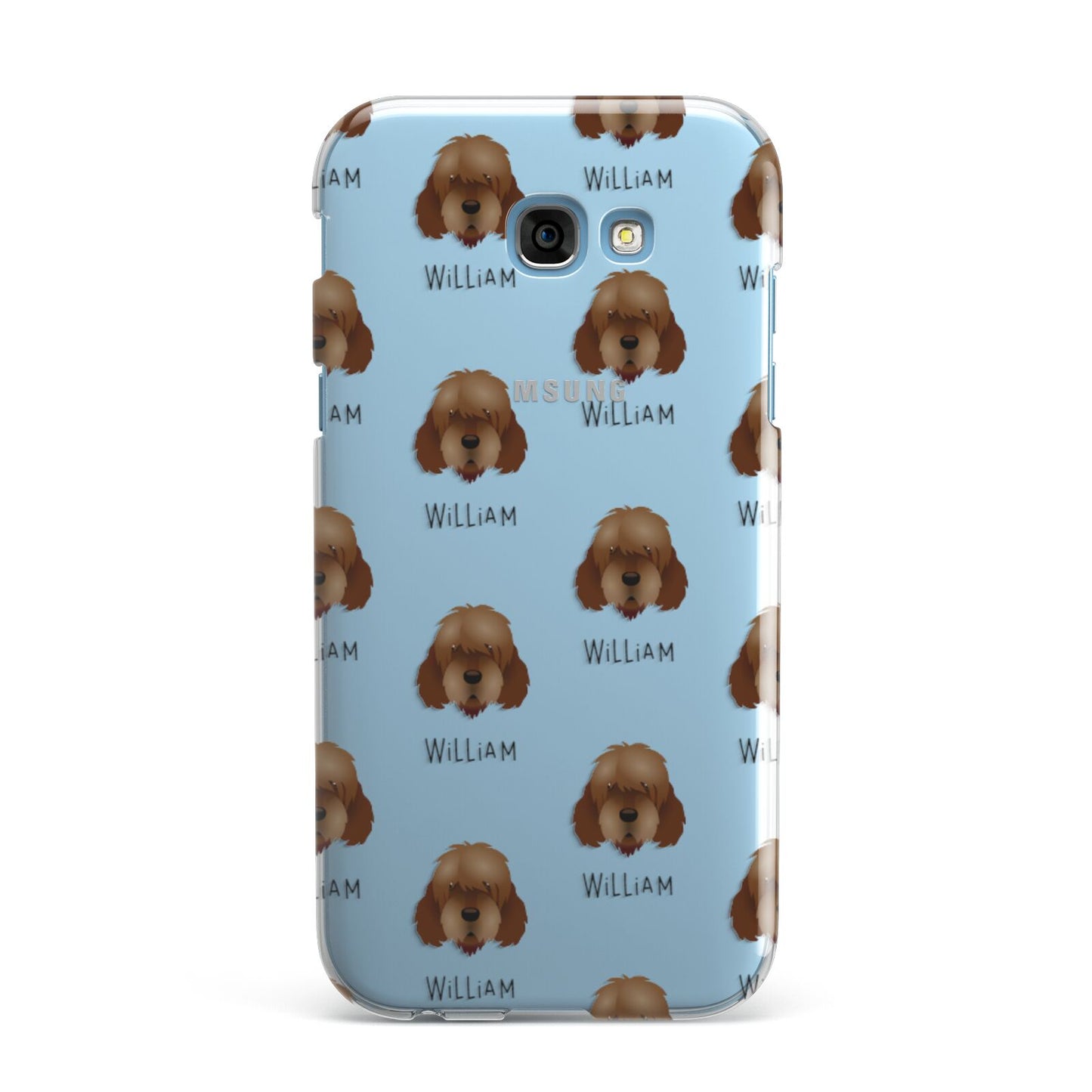 Otterhound Icon with Name Samsung Galaxy A7 2017 Case