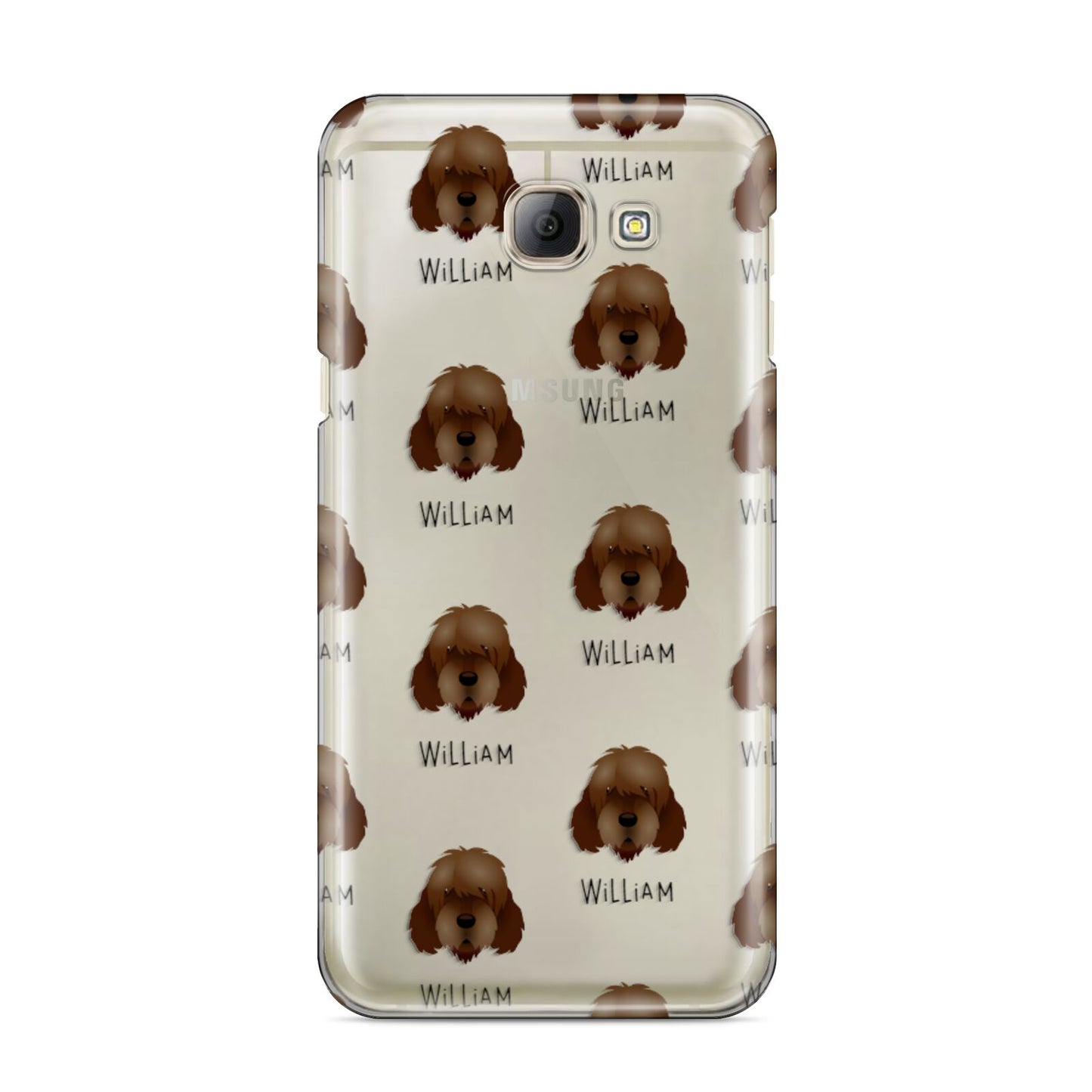 Otterhound Icon with Name Samsung Galaxy A8 2016 Case