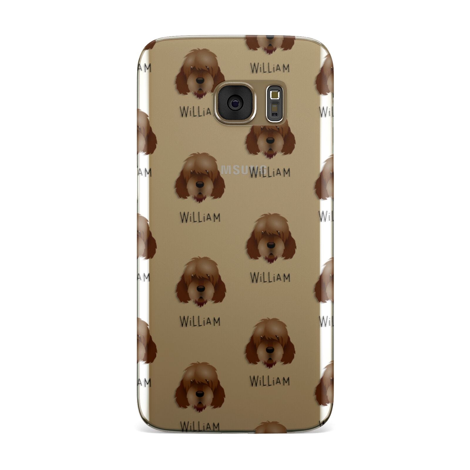Otterhound Icon with Name Samsung Galaxy Case