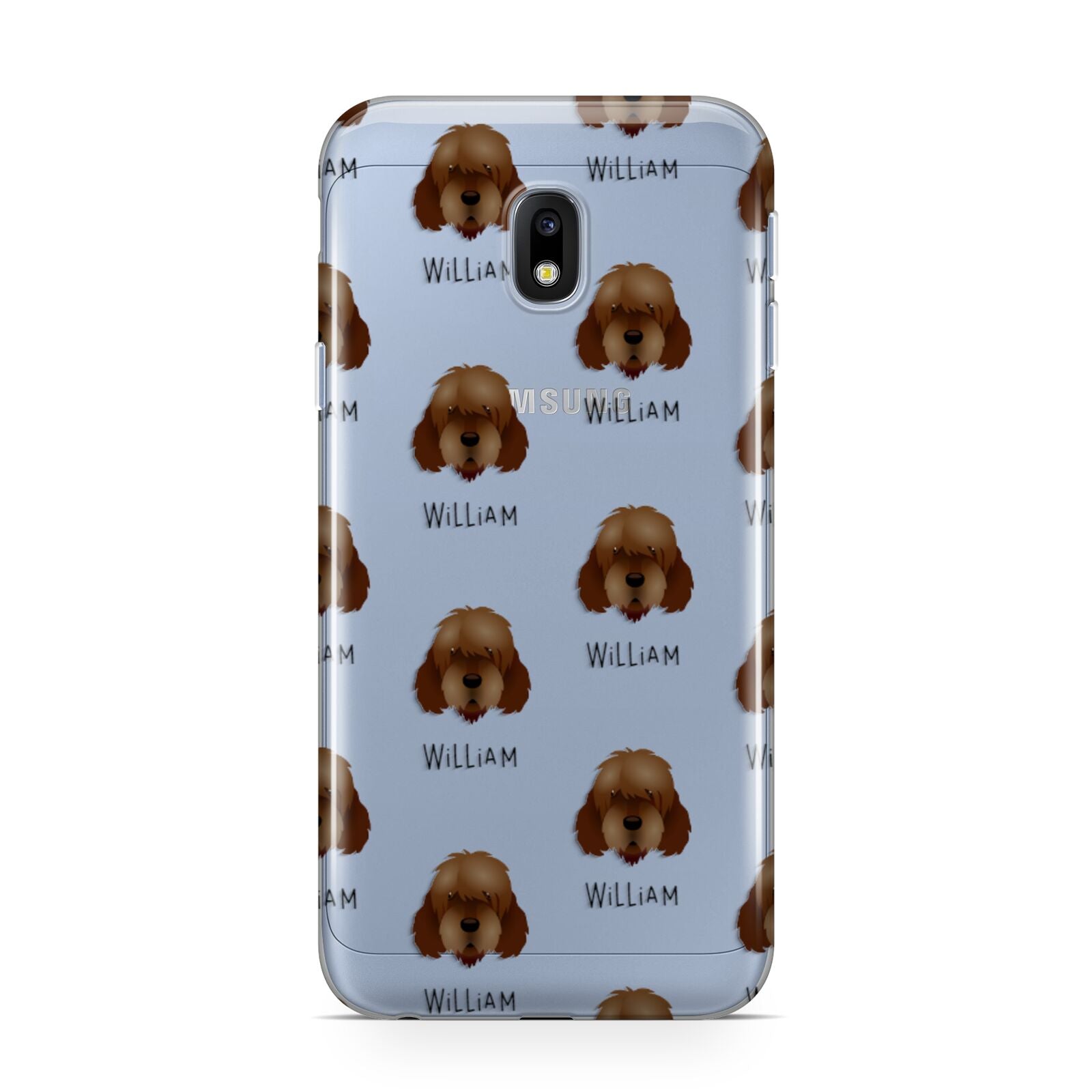 Otterhound Icon with Name Samsung Galaxy J3 2017 Case
