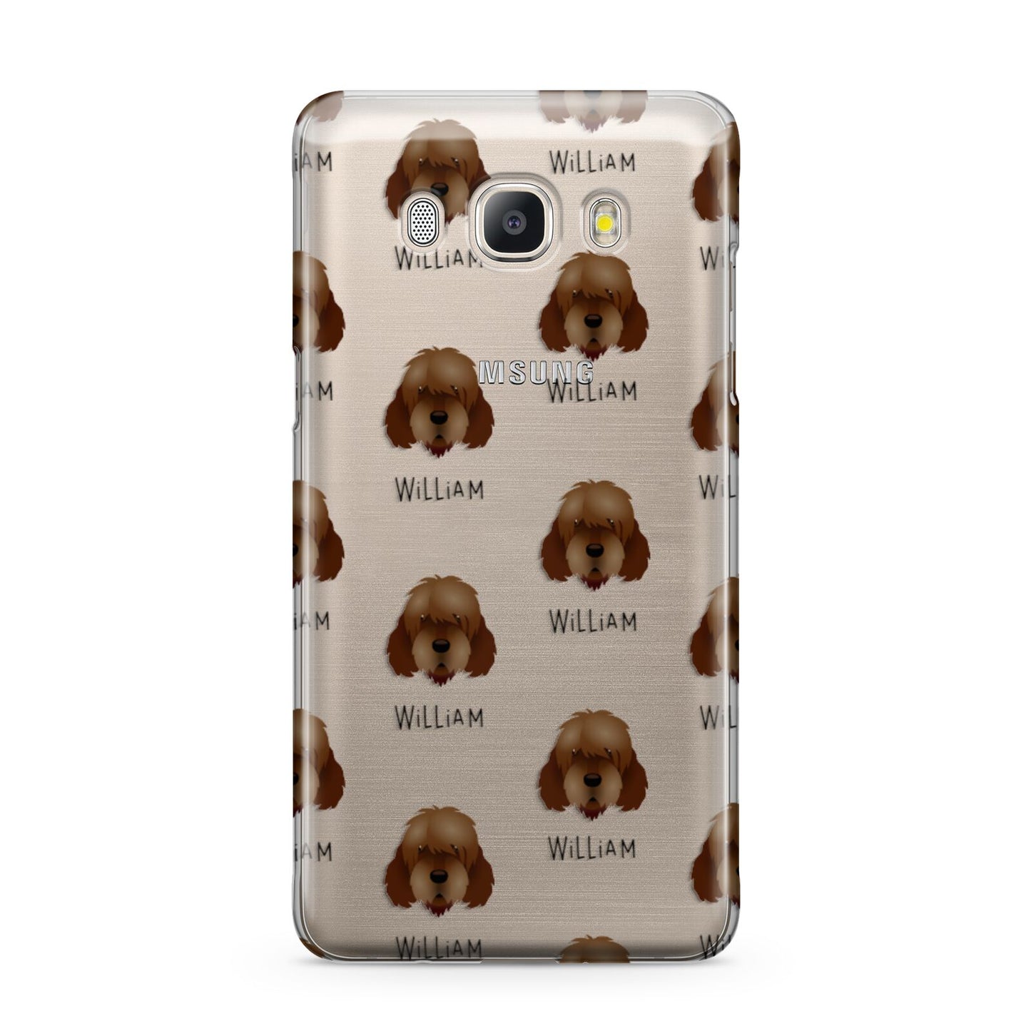 Otterhound Icon with Name Samsung Galaxy J5 2016 Case