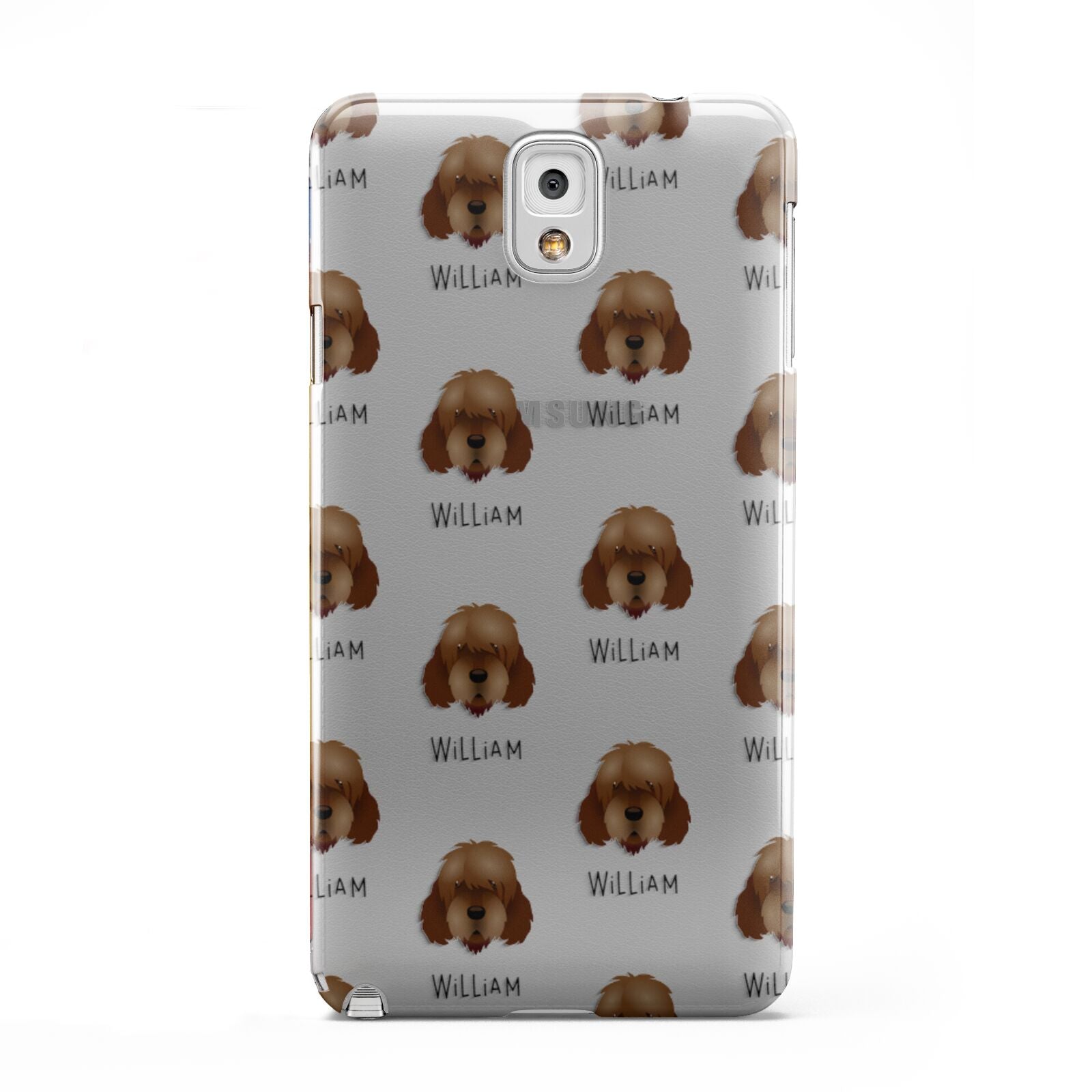 Otterhound Icon with Name Samsung Galaxy Note 3 Case