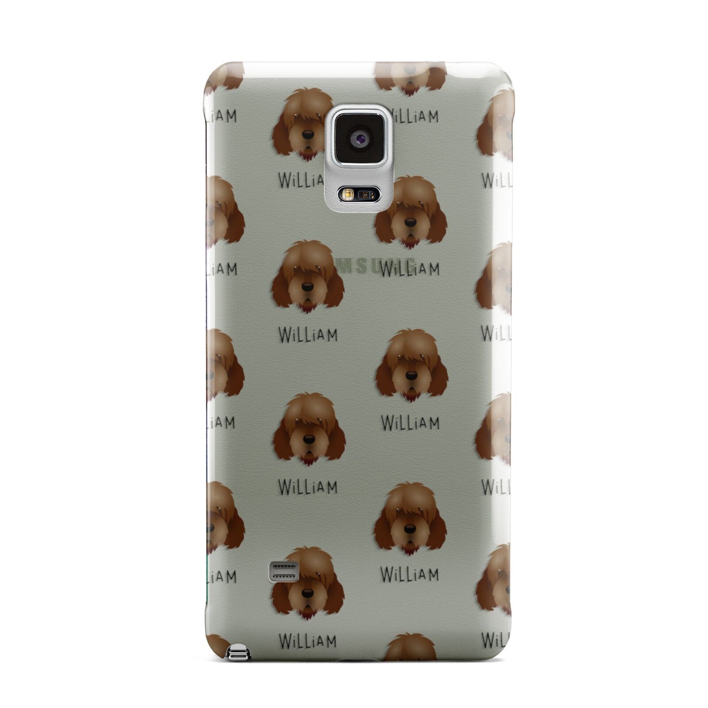 Otterhound Icon with Name Samsung Galaxy Note 4 Case