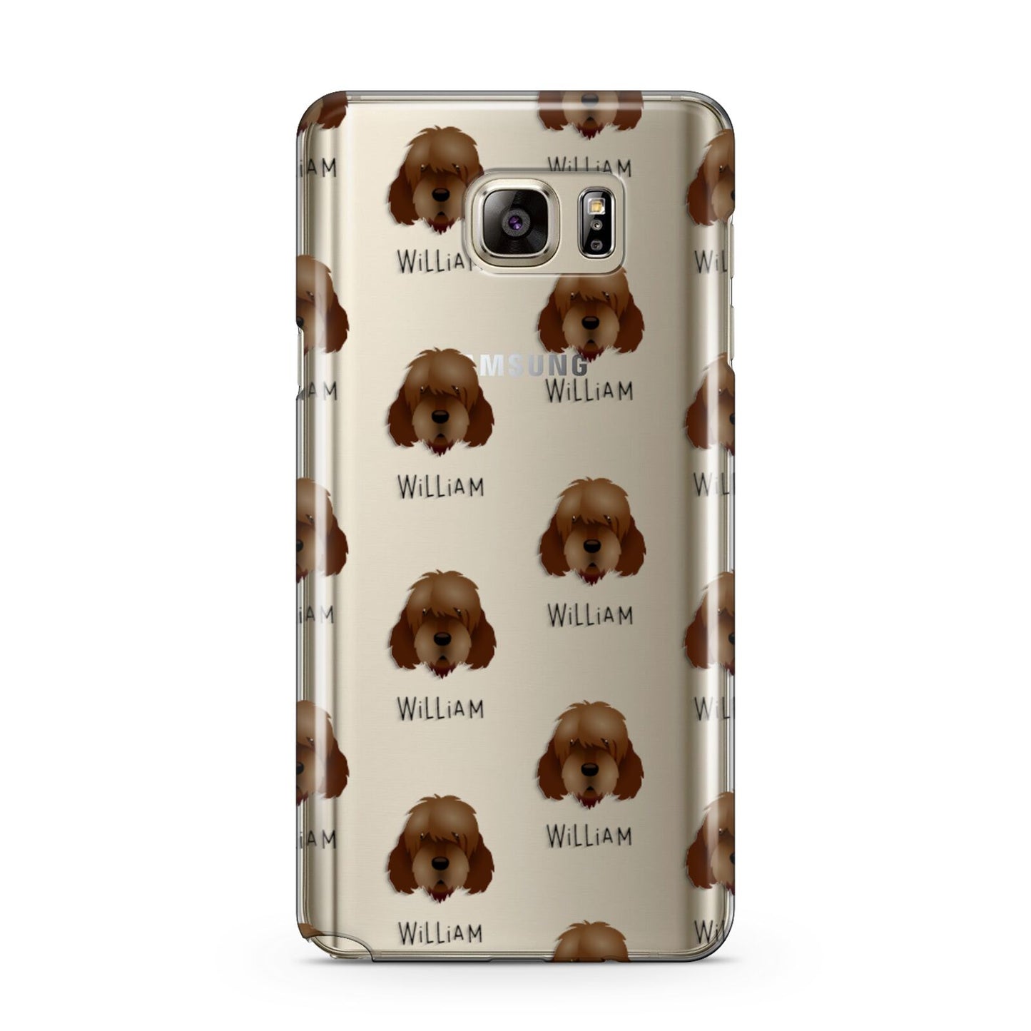 Otterhound Icon with Name Samsung Galaxy Note 5 Case