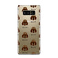 Otterhound Icon with Name Samsung Galaxy Note 8 Case