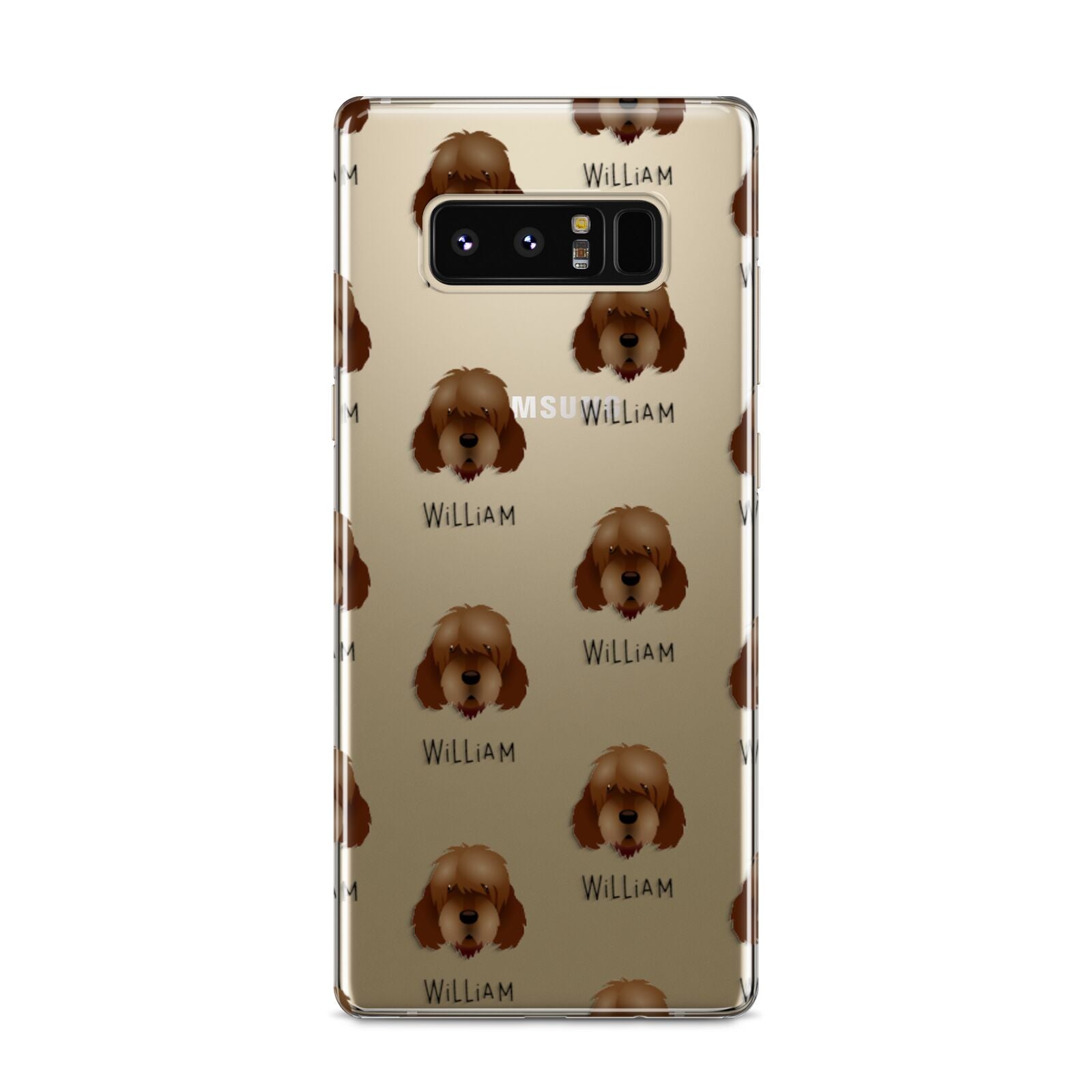 Otterhound Icon with Name Samsung Galaxy S8 Case