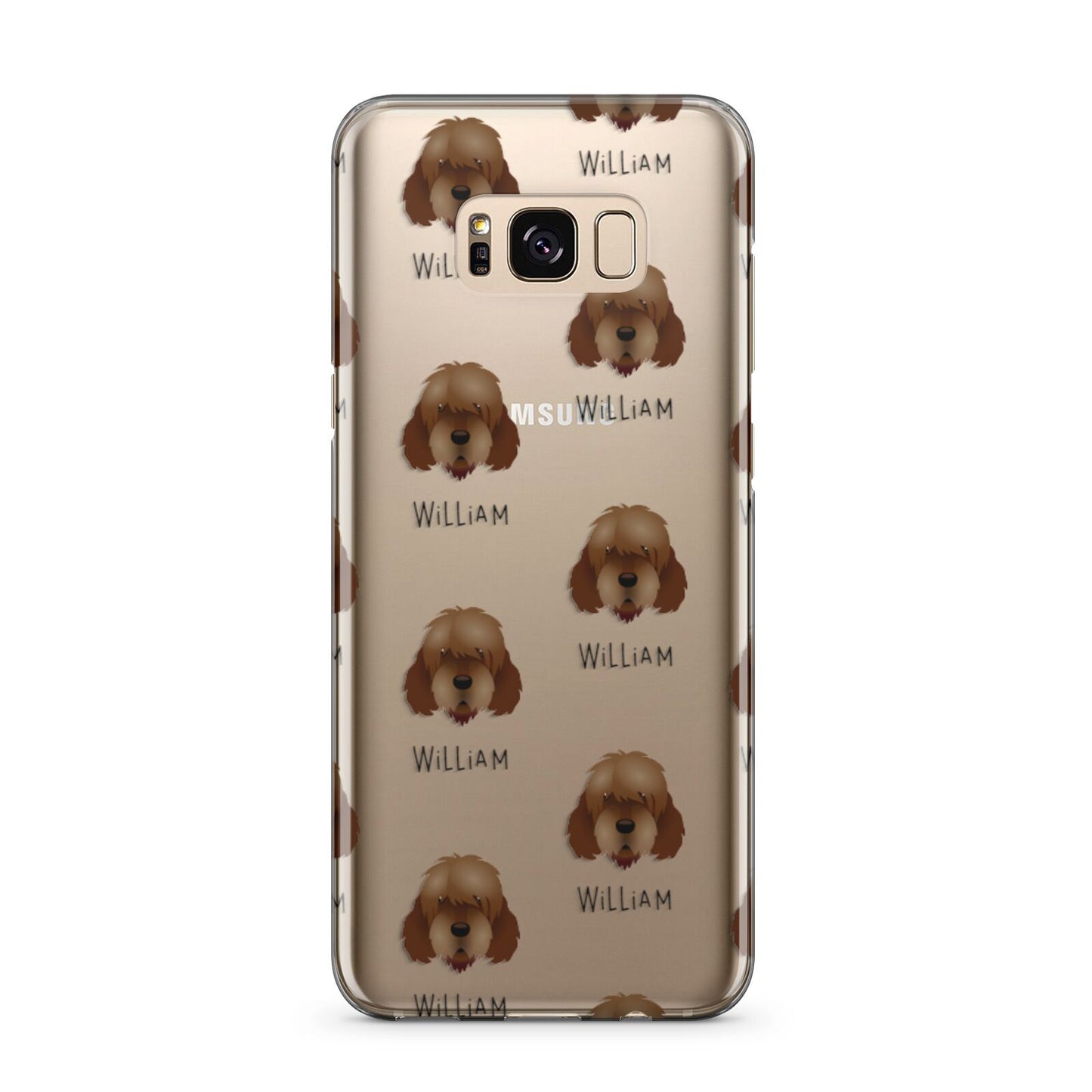 Otterhound Icon with Name Samsung Galaxy S8 Plus Case
